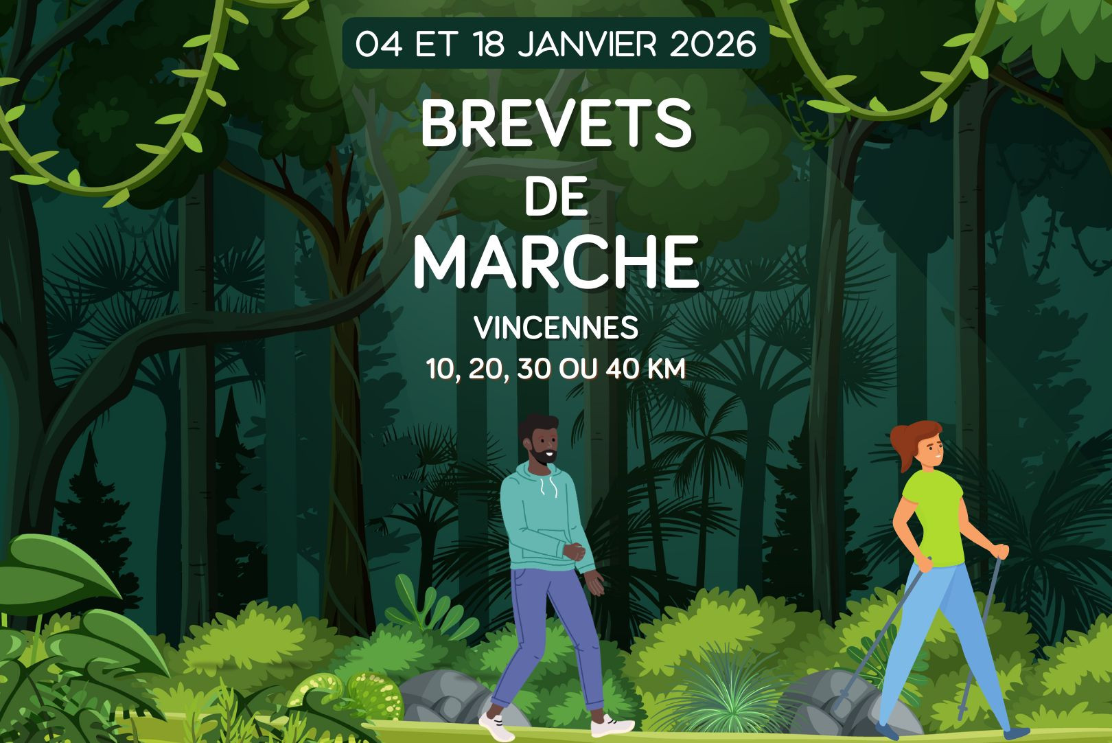 Brevets Marche 2026